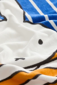 Terry Bath Towel with Printed Motif