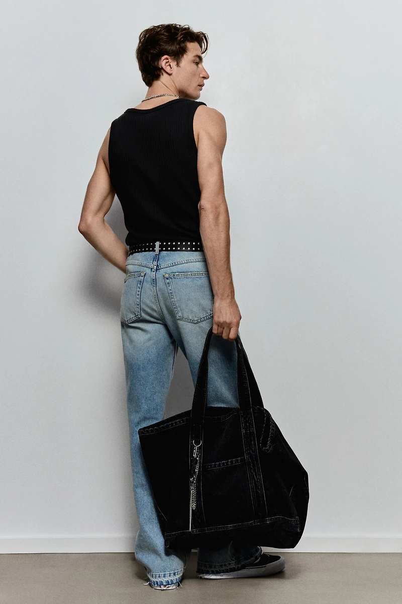 Débardeur côtelé près du corps