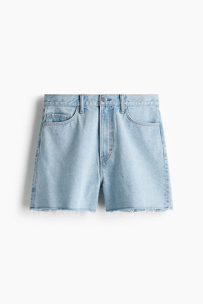 Baggy denim shorts