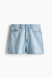 Baggy denim shorts