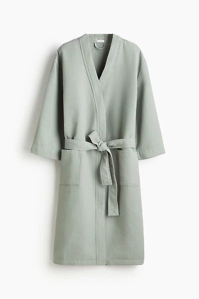 Waffled Bathrobe
