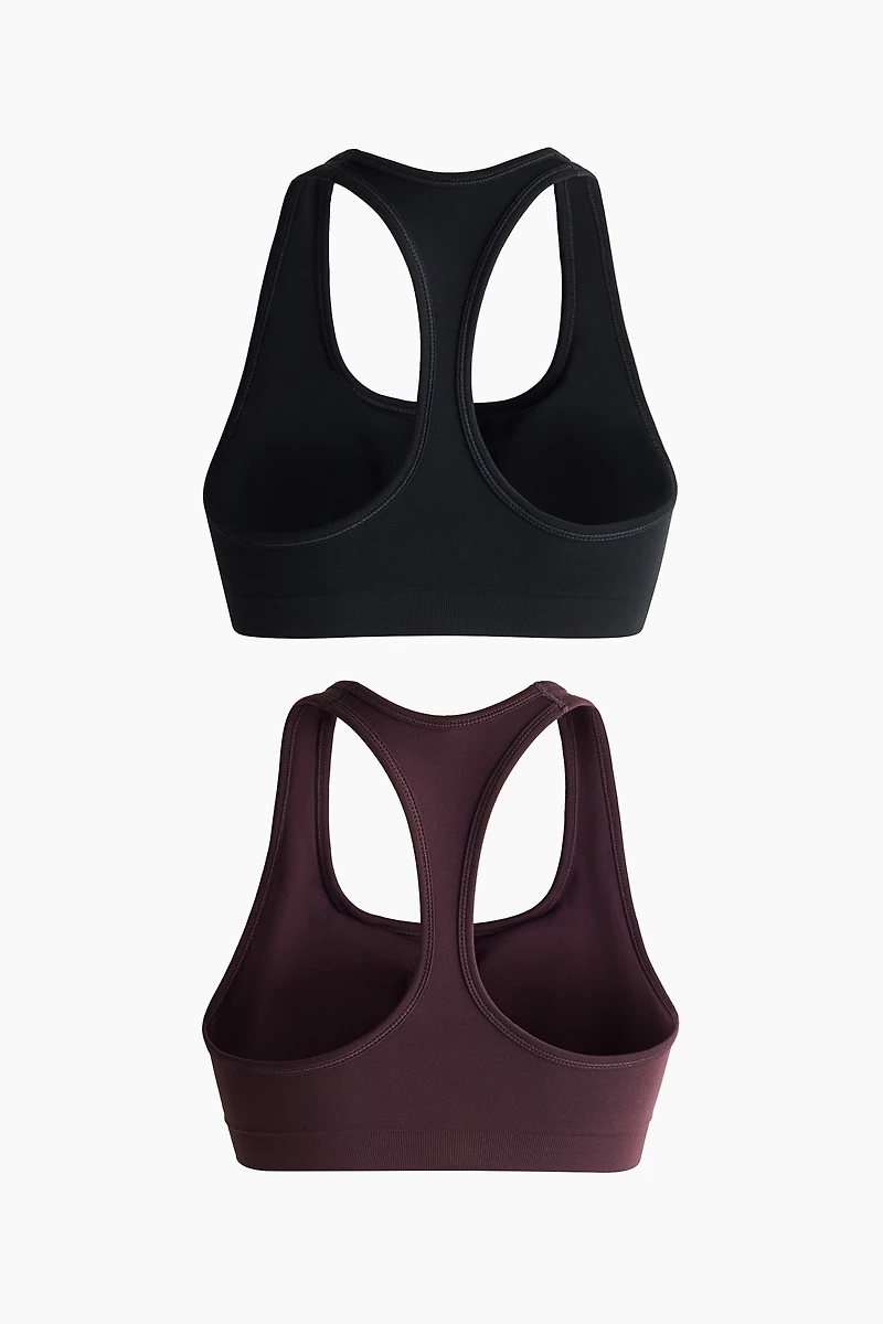 2-Pack Seamless Sports Bras with DryMove™
