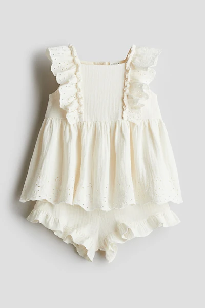 2-Piece Cotton Muslin Set