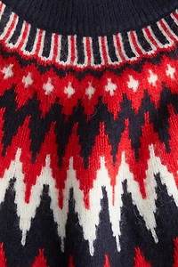 Chandail en tricot jacquard