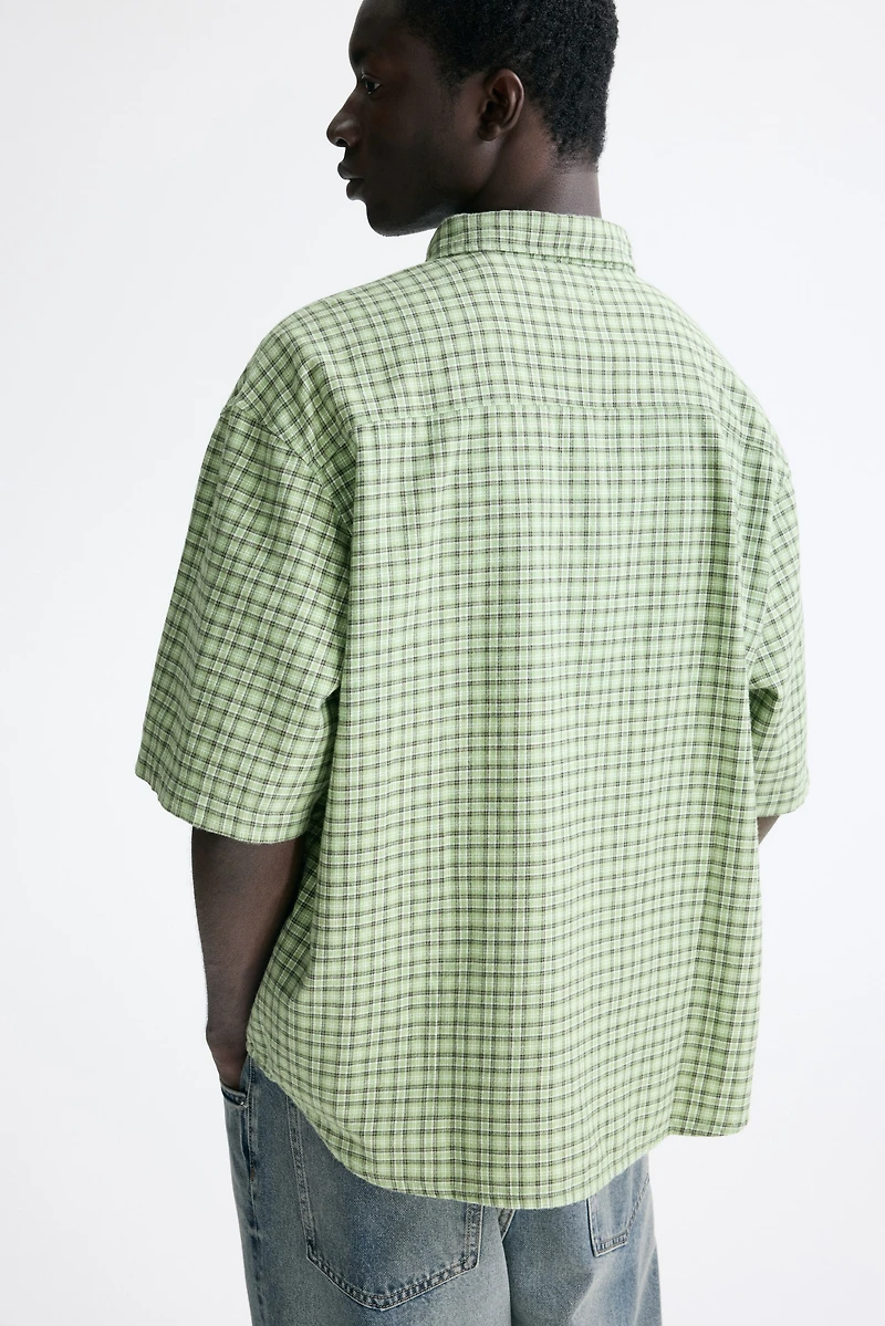 Relaxed-Fit Cotton Flannel Shirt