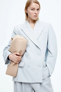 Wool-Blend Suit Pants