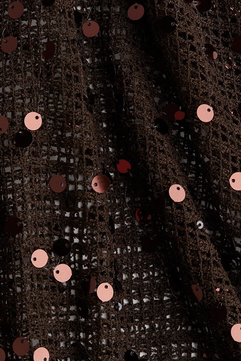 Sequined Net Dress