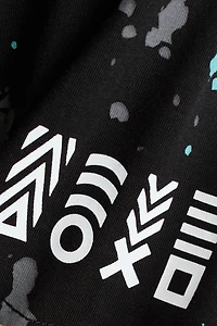 T-shirt en coton avec motif imprimé