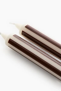 Lot de 2 bougies à motif