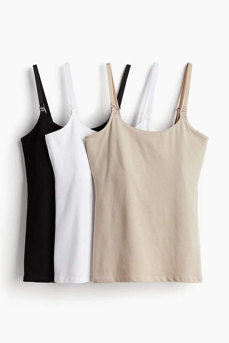 MAMA 3-Pack Nursing Camisole Tops