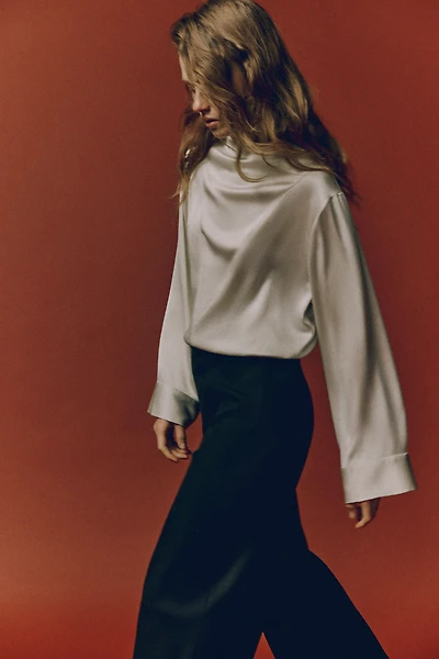 Blouse à encolure bénitier