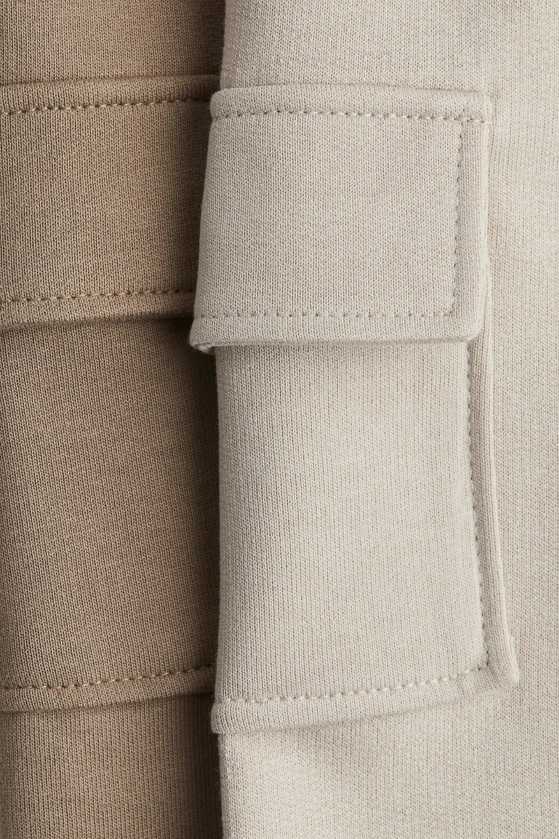 Lot de 2 pantalons jogging cargo