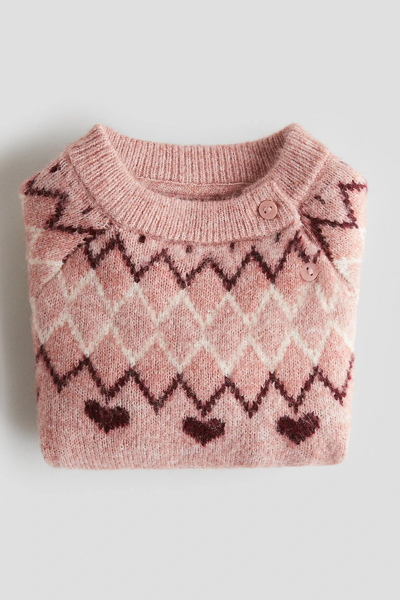 Jacquard-Knit Sweater