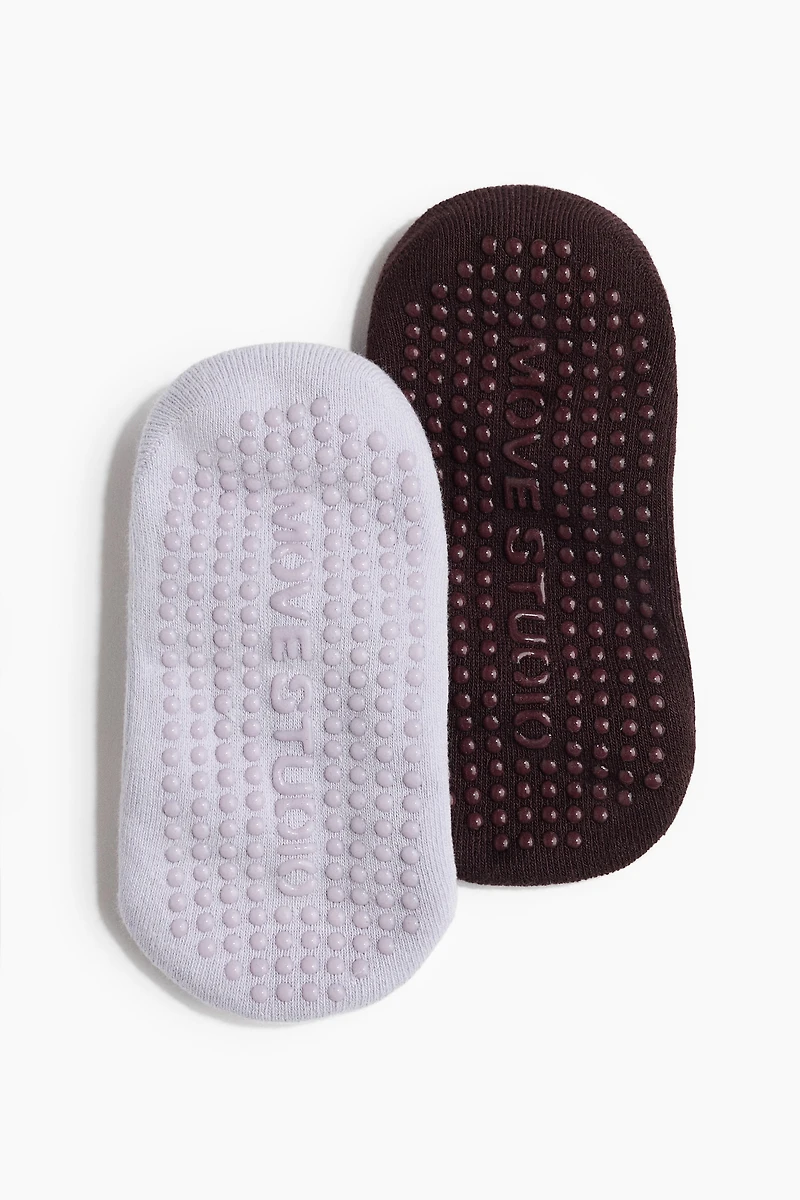 2-Pack Pilates Socks