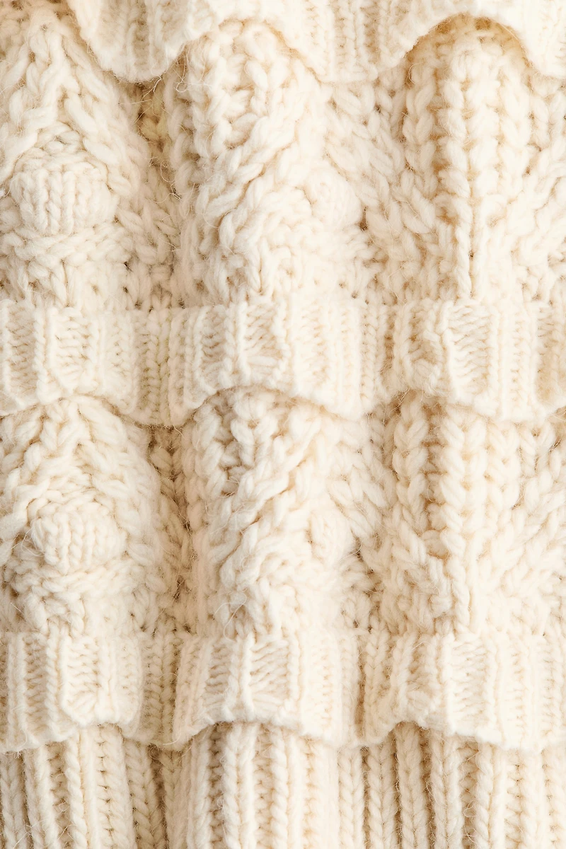 Chandail en tricot texturé