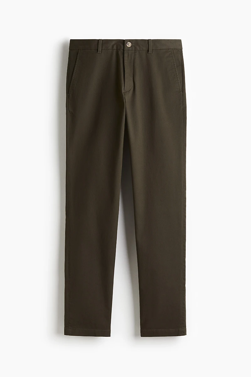 Slim-Fit Cotton Chinos