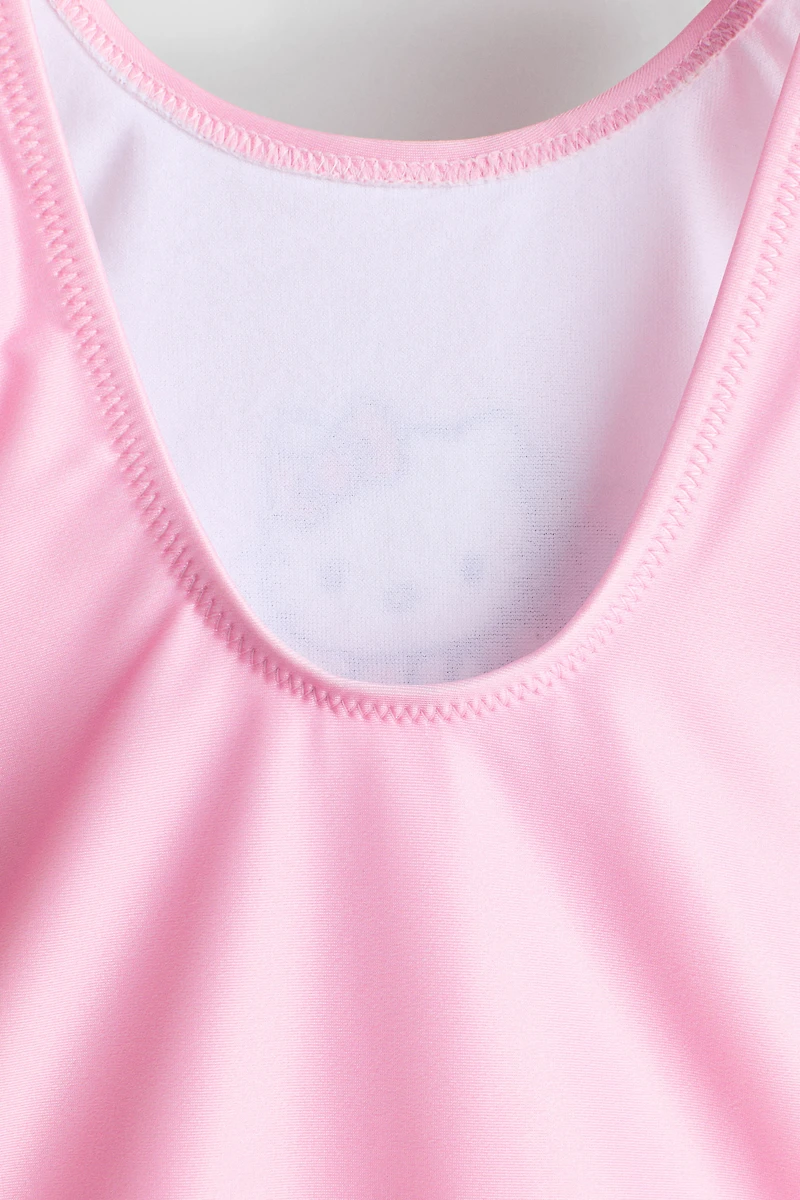 Printed Knot-Detail Swimsuit