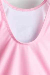 Printed Knot-Detail Swimsuit