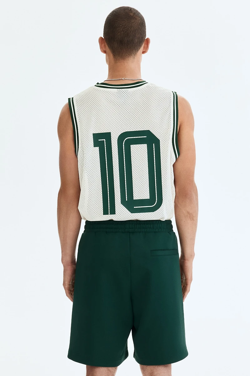 Camisole décontractée en filet imprimé