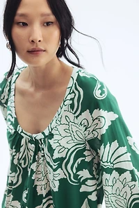 Button-Front Tunic Dress