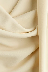 Draped Scarf-Detail Top