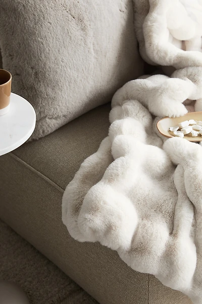 Structured Fluffy Throw