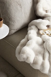 Structured Fluffy Throw