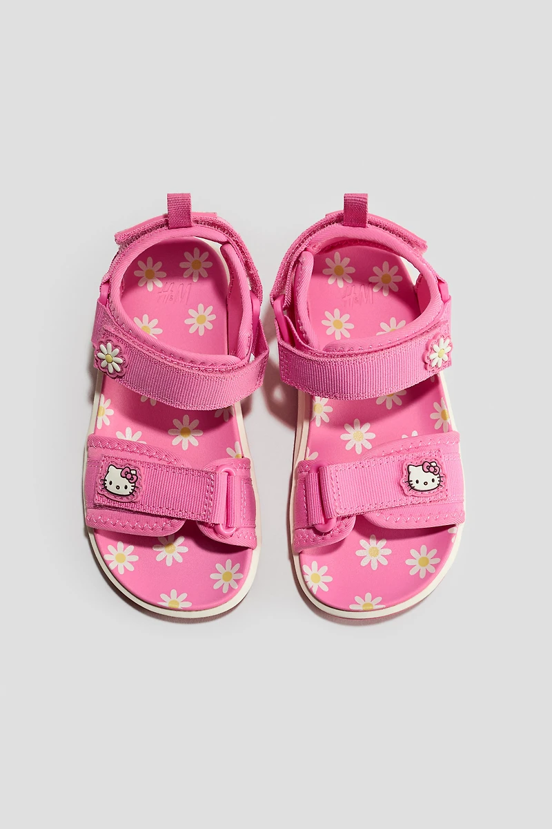 Motif-Detail Sandals