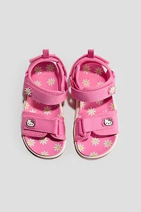 Motif-Detail Sandals