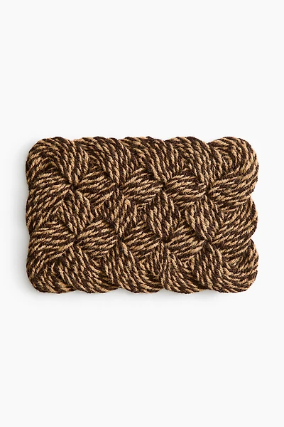 Two-Tone Coconut Fiber Doormat
