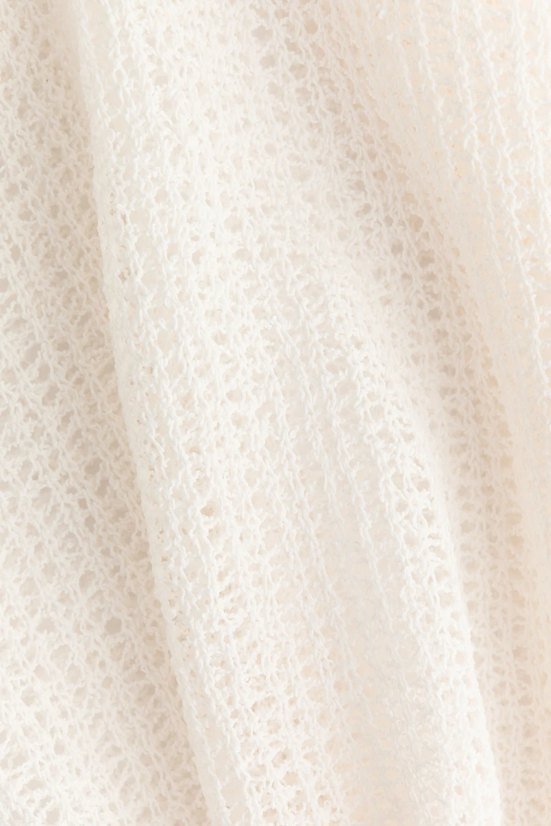 Loose-Knit Beach Dress