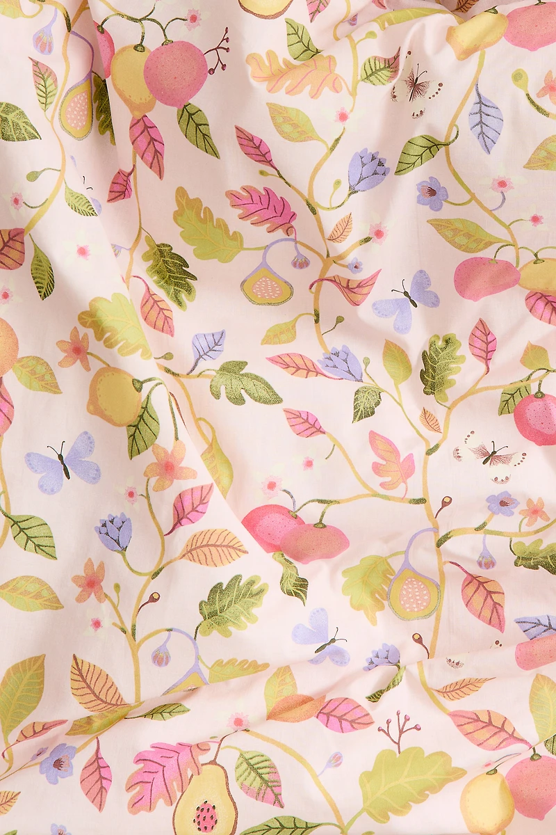 Printed Cotton Duvet Cover Set