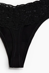 10-pack Lace Thong Briefs