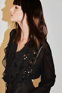 Blouse ornementée