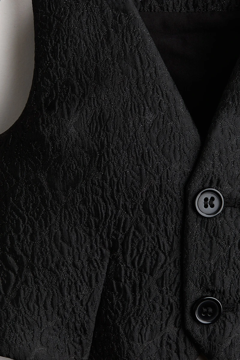 Jacquard-weave waistcoat