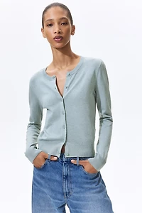 Fine-Knit Cardigan