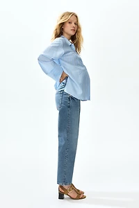 MAMA Straight Ankle Jeans