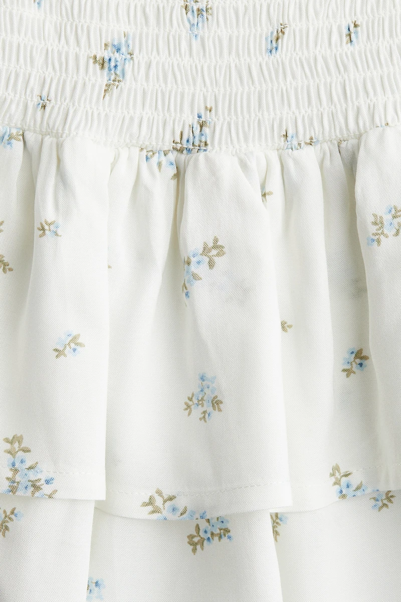 Smocked Skirt
