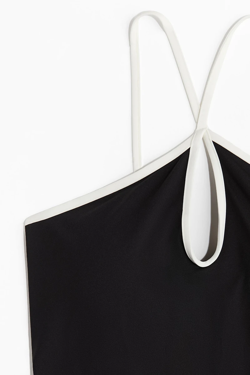 Padded-Cup Cutout Swimsuit