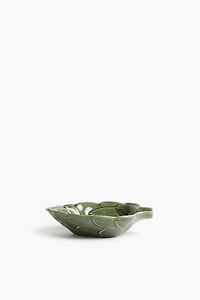 Très petit bol de service figuratif en grès cérame