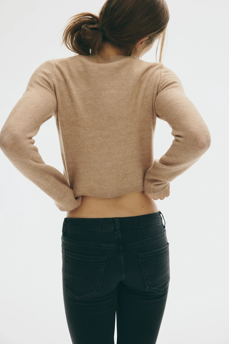 Gilet en tricot jacquard