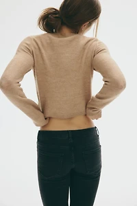 Gilet en tricot jacquard