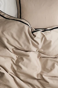 Egyptian Cotton Twin Duvet Cover Set