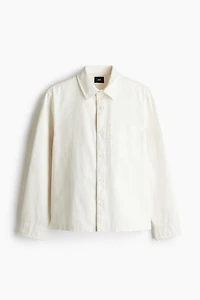 Regular-Fit Cotton Twill Overshirt