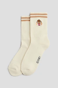 5-pack Intarsia-motif Socks