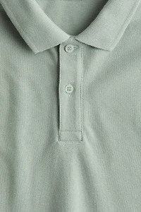 Cotton Pique Polo Shirt