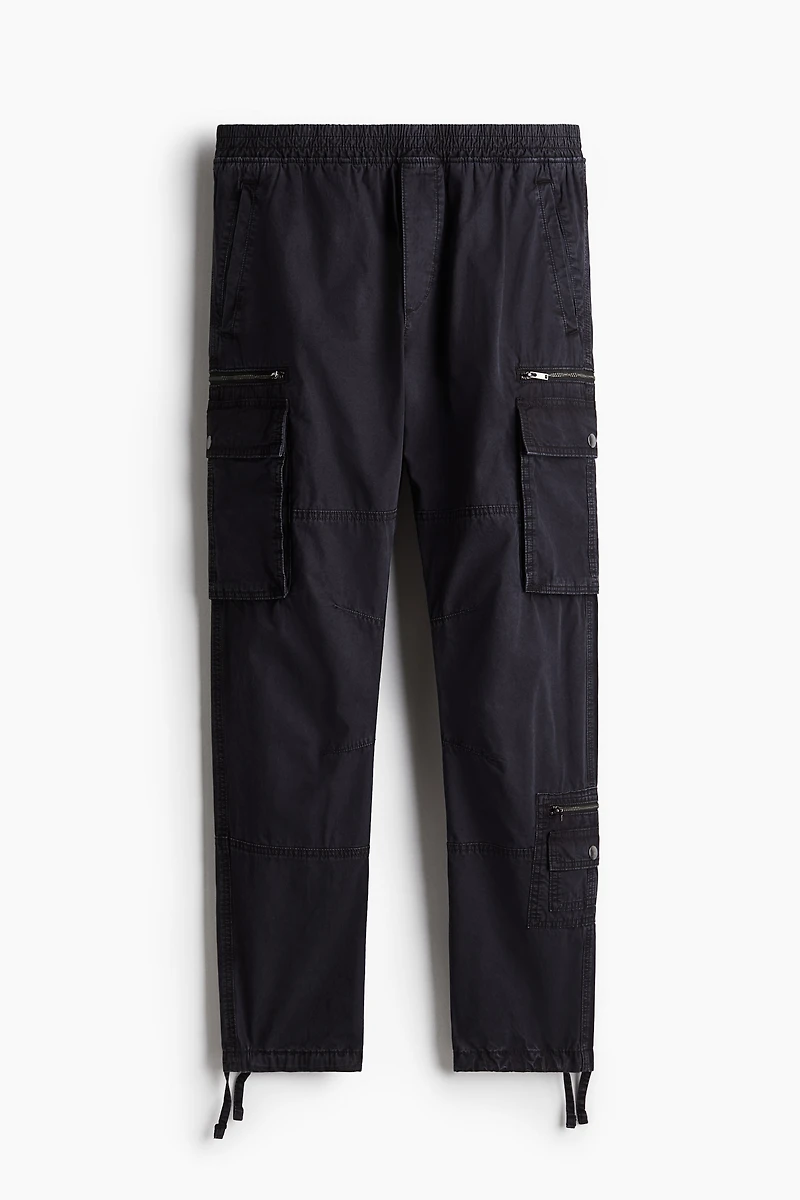 Regular Fit Twill Cargo Pants