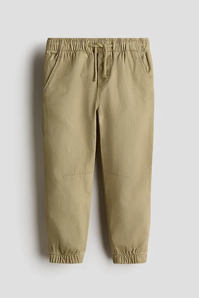 Cotton Twill Joggers