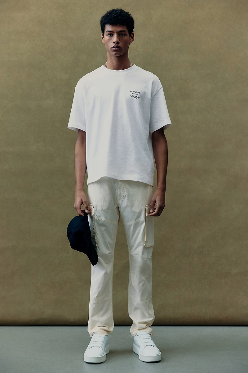Slim Fit Ripstop Cargo Pants