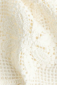 Crochet-Look Beach Shorts